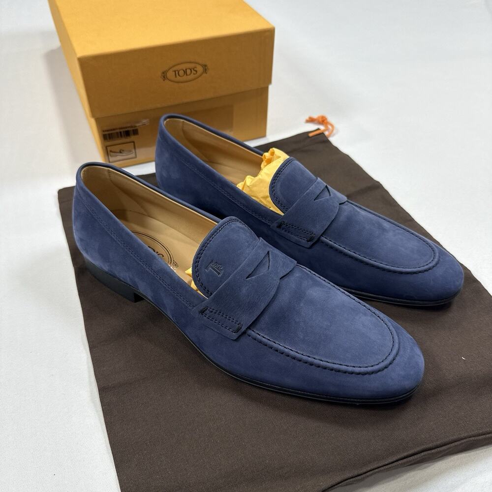 Tod’s Mocassino Gomma Leather Penny Loafer Size 7.5UK/9US New In Box MSRP $825